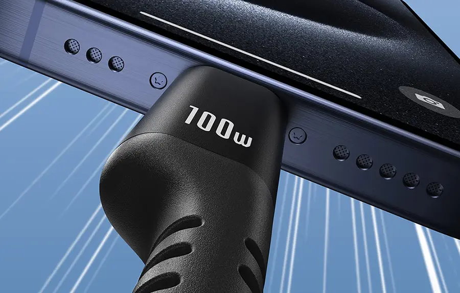 Kabel USB-C 100 W 1 m Baseus Fish Eye Charging Cable czarny